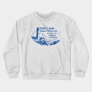 1940 Portland, Maine's Metropolis Crewneck Sweatshirt